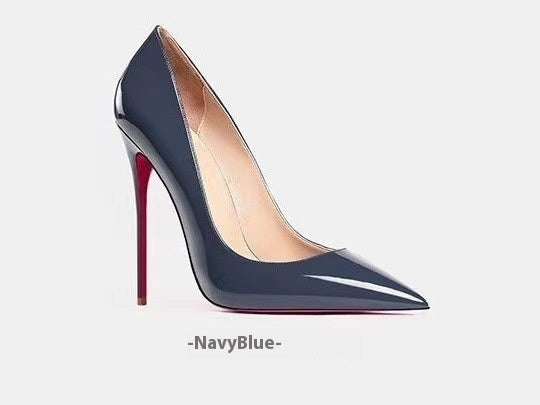 Stylish women's elegant stiletto high heels with 4.7-inch heel, soft sole, perfect for wedding guests.