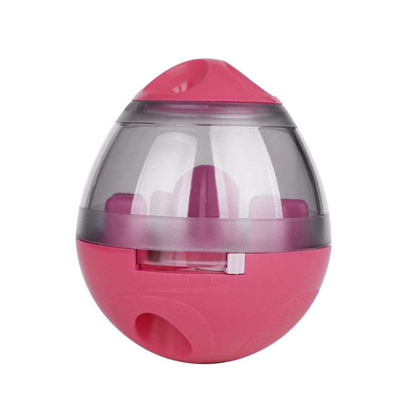 Interactive dog toy treat dispenser ball, providing mental challenge & physical activity. Ideal pet enrichment for dogs.