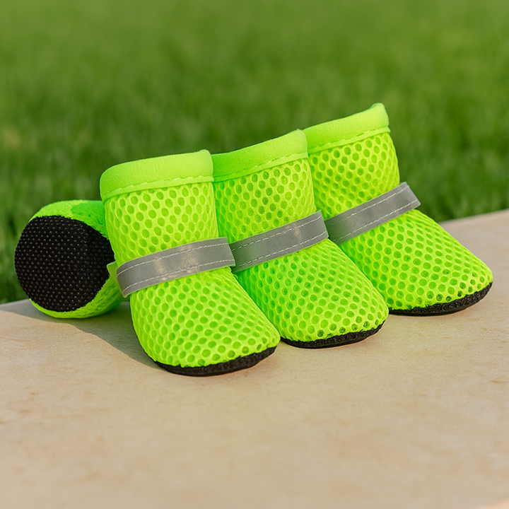 Dog paw protection shoes for hot pavement & rough terrain. Durable, comfortable dog boots for outdoor walks.