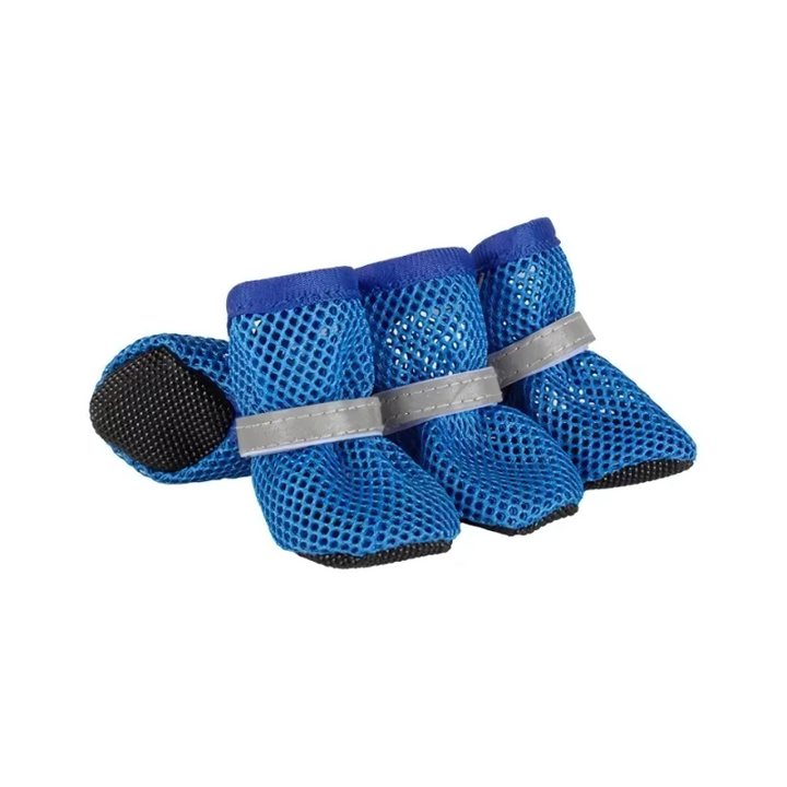 All-terrain dog boots for outdoor dogs. Paw protection from rough terrain & hot pavement for adventures.