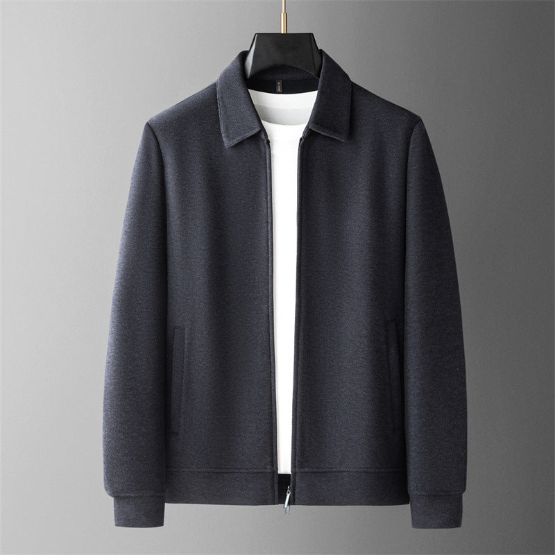 Versatile men's casual stand collar jacket for everyday wear. Lightweight & comfortable modern men's outerwear.