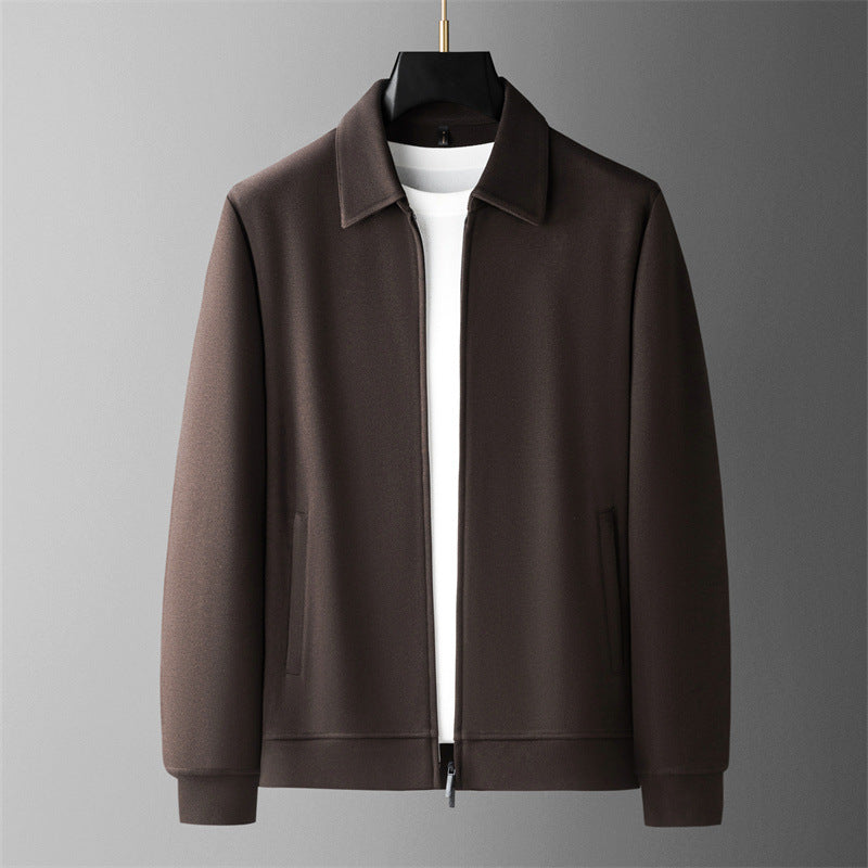 Fashionable men's stand collar autumn jacket. Stylish & comfortable casual outerwear, perfect for daily wear.