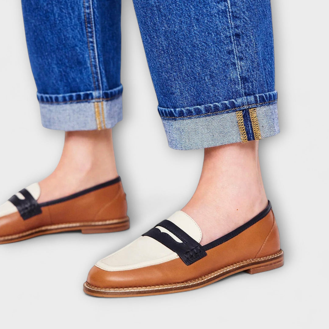 Men's classic brown loafers, slip-on style for all-day comfort. Versatile men's fashion footwear, perfect for dress or casual wear.