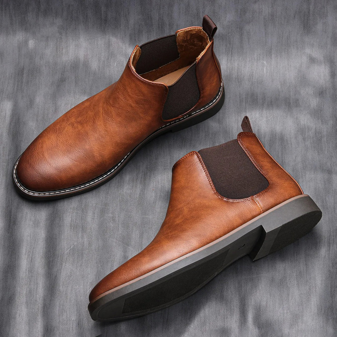 Versatile men's fashion ankle boots for fall & winter. Comfortable, durable, & great for everyday smart casual style.