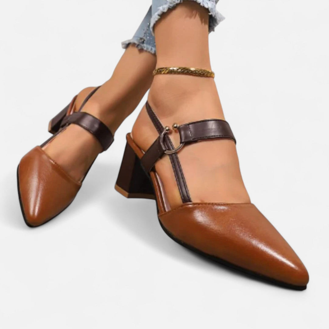 Glamorous women's chunky block heel sandals for elevated style. Perfect for parties, formal events, & evening wear.