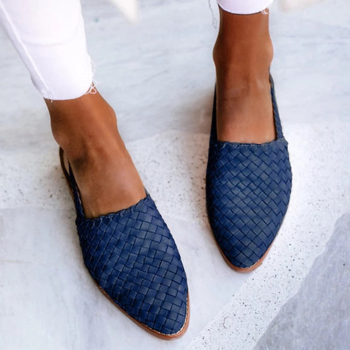 Supportive women's everyday loafers for comfortable walking. Classic slip-on casual footwear.