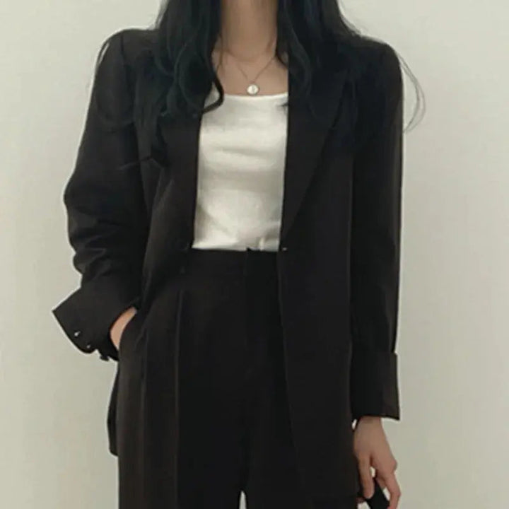 Beautifully tailored women's suit, an elegant blazer & trouser set for all occasions.