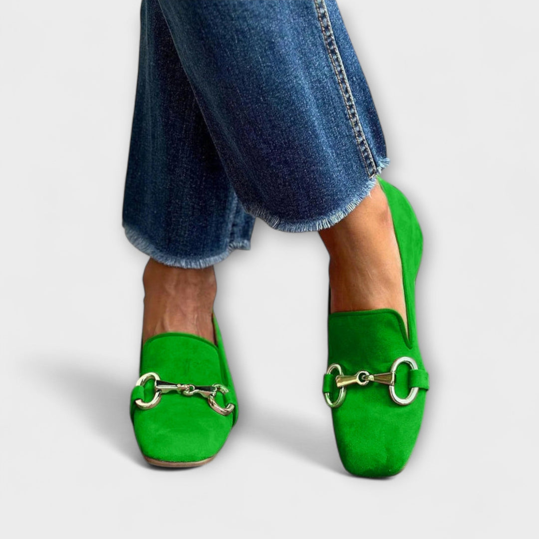 Women's sleek comfort slip-on loafers. Elegant and versatile everyday footwear for office or casual wear.
