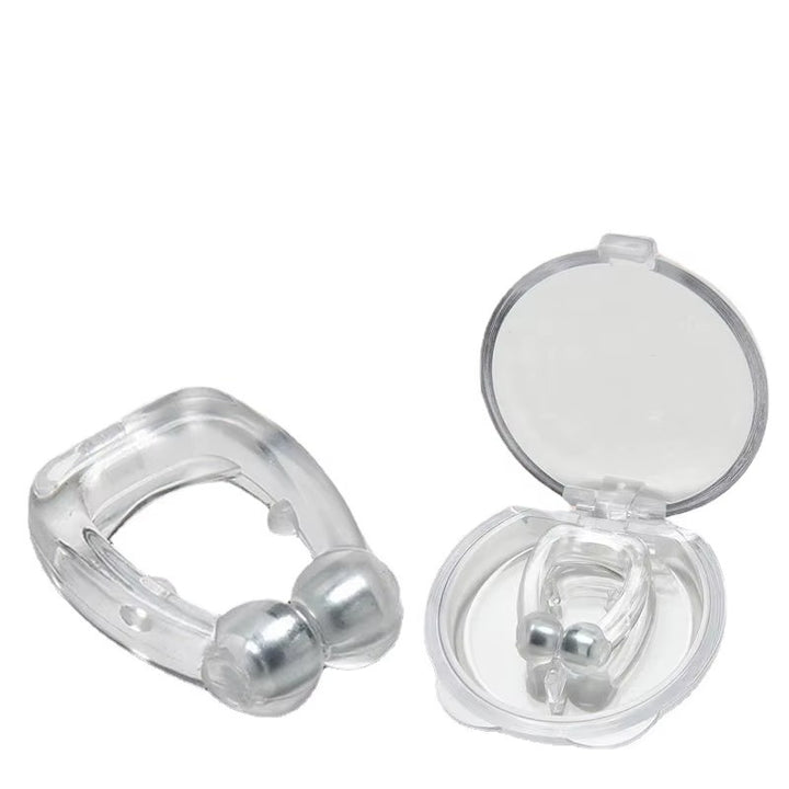 NightBreeze Magnetic Anti-Snoring Nose Clip - Effective Aid for Men & Women