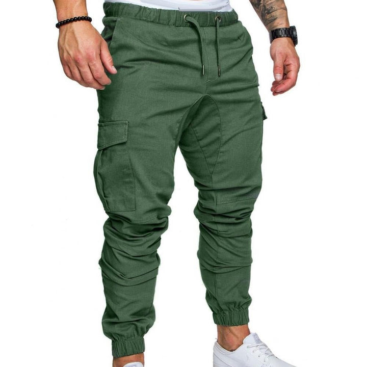 Men's versatile cargo pants for casual wear, combining comfort, style, and utility.