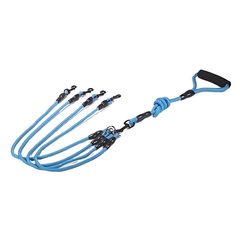 Versatile DuoGrip dual dog leash, perfect for everyday walks or pet travel with two dogs. Enhanced control.