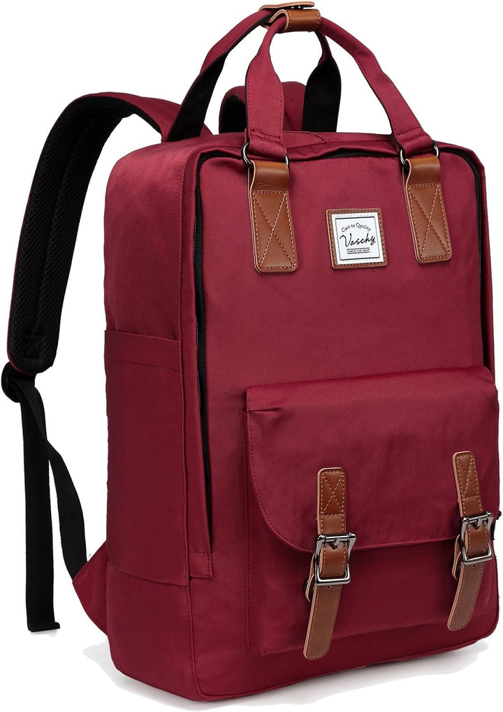 Interior view of the 15.6 inch laptop backpack, highlighting organizer pockets for gadgets & school supplies.
