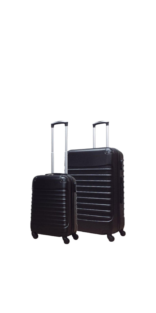 Durable ABS hardshell 2-piece luggage set, perfect for travel. Includes spinner suitcases for easy maneuvering.