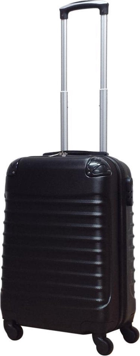 2-piece ABS hardshell luggage set with 360-degree spinner wheels, ensuring smooth and effortless travel.
