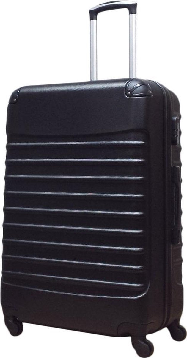 Versatile 2-piece ABS hardshell travel luggage set, durable spinner suitcases for vacation & business trips.