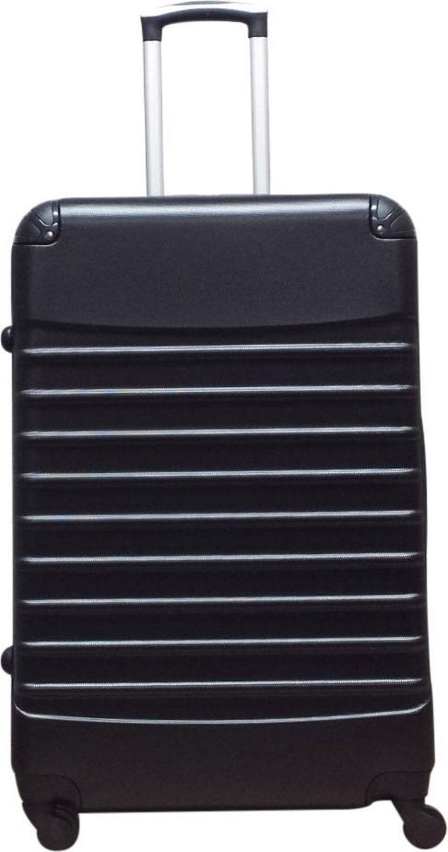 Unisex 2-piece ABS hardshell luggage set with spinner wheels, durable for all your travel needs.