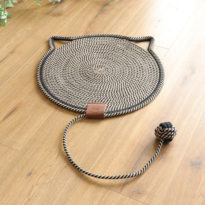 Essential pet care: durable sisal cat scratching rug. Protects furniture while satisfying feline urges.