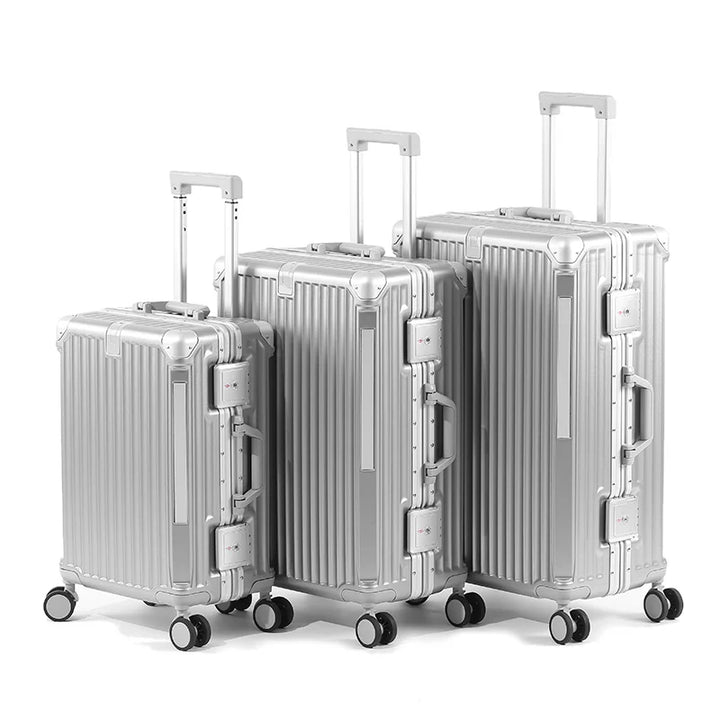 Secure hardshell travel suitcase with integrated TSA lock, ensuring peace of mind for your valuable belongings.