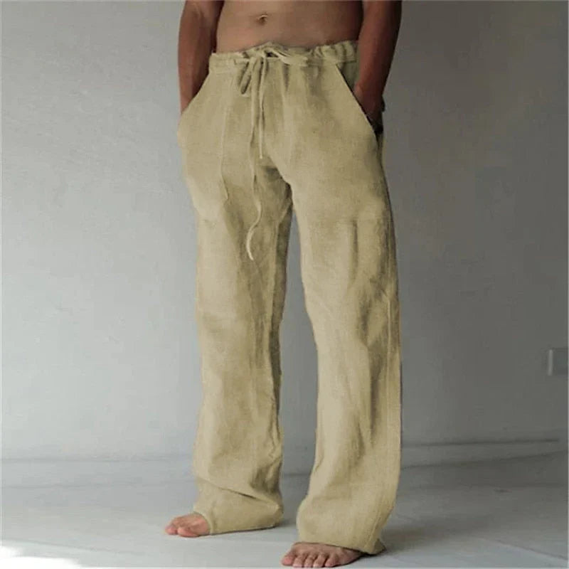 Trendy men's relaxed fit pants, offering a loose and baggy silhouette for ultimate casual comfort.
