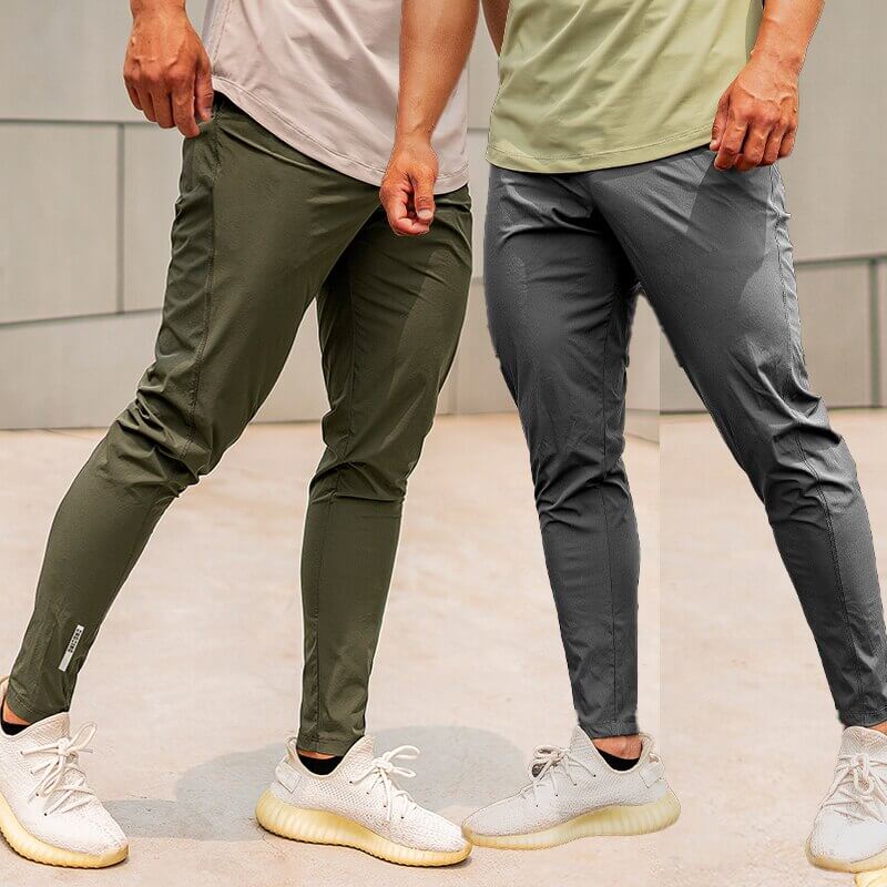 Men's Tapered Fit Joggers - Lightweight Comfortable Trousers