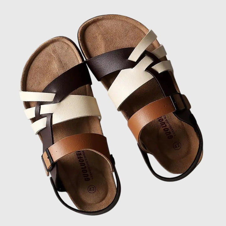 Soft, cozy women's orthopaedic sandals with arch support, ideal comfort footwear for everyday wear.