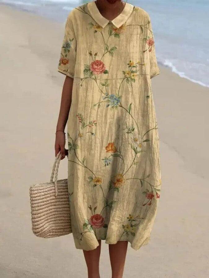Women's Retro Floral Shirt