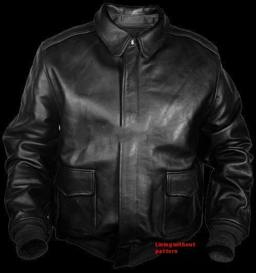 Authentic Air Force style retro bomber jacket for men. Oversized fit, vintage outerwear for a classic, stylish look.