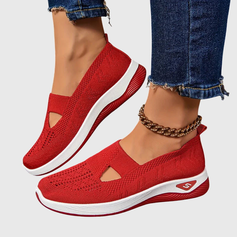 Women's casual orthopaedic slip-on shoes, great for bunion relief & everyday walking.