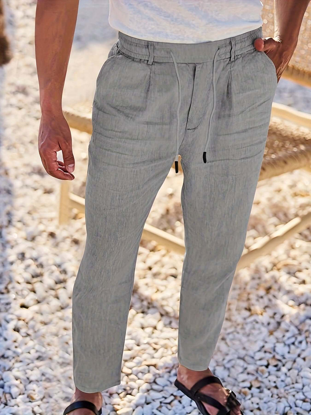 Men's Relaxed Fit Drawstring Pants