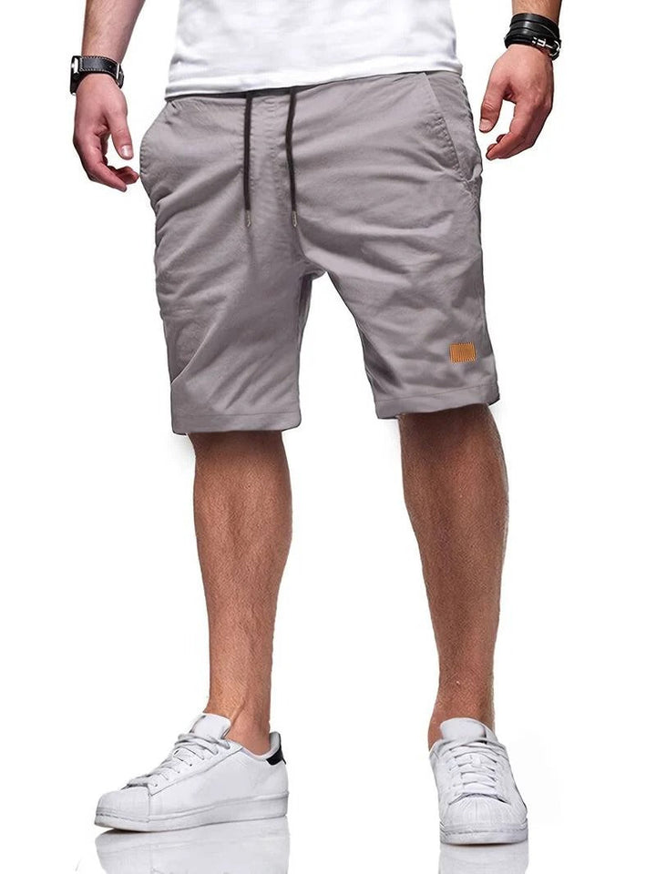 Stylish men's casual shorts with practical drawstring for ultimate comfort & a relaxed look.