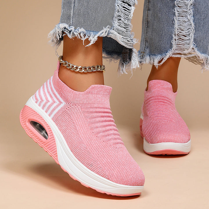 Stylish women's orthopedic air cushion shoes. Breathable, comfortable, & supportive for walking and active lifestyles.