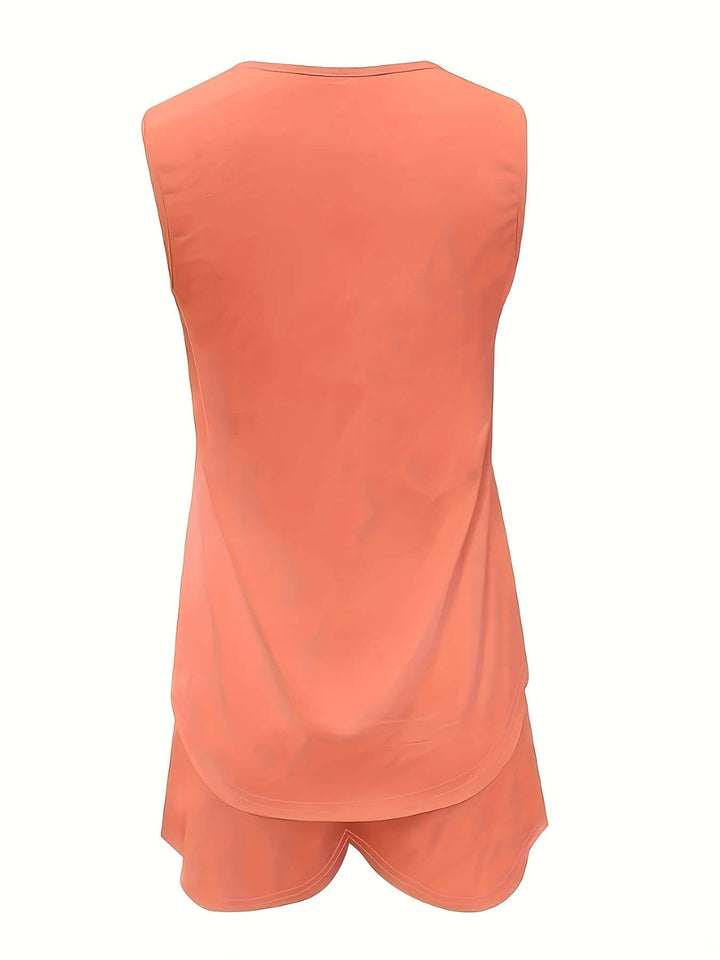 Women's Summer Two-Piece Set with Ring Detail
