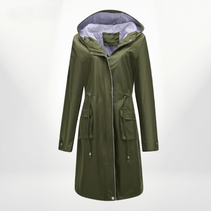 Women's Waterproof Over-Knee Trench Coat