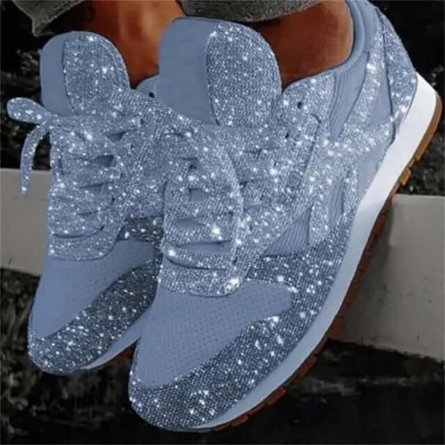 Glitter Chunky Height-Boosting Trainers