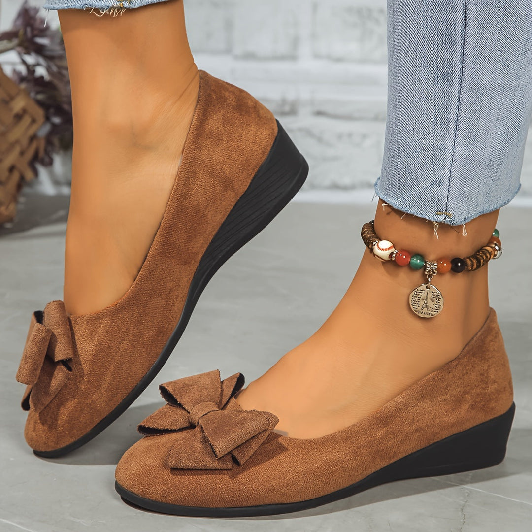 Women's pain relief orthopedic shoes, comfortable and elegant ballet flats.