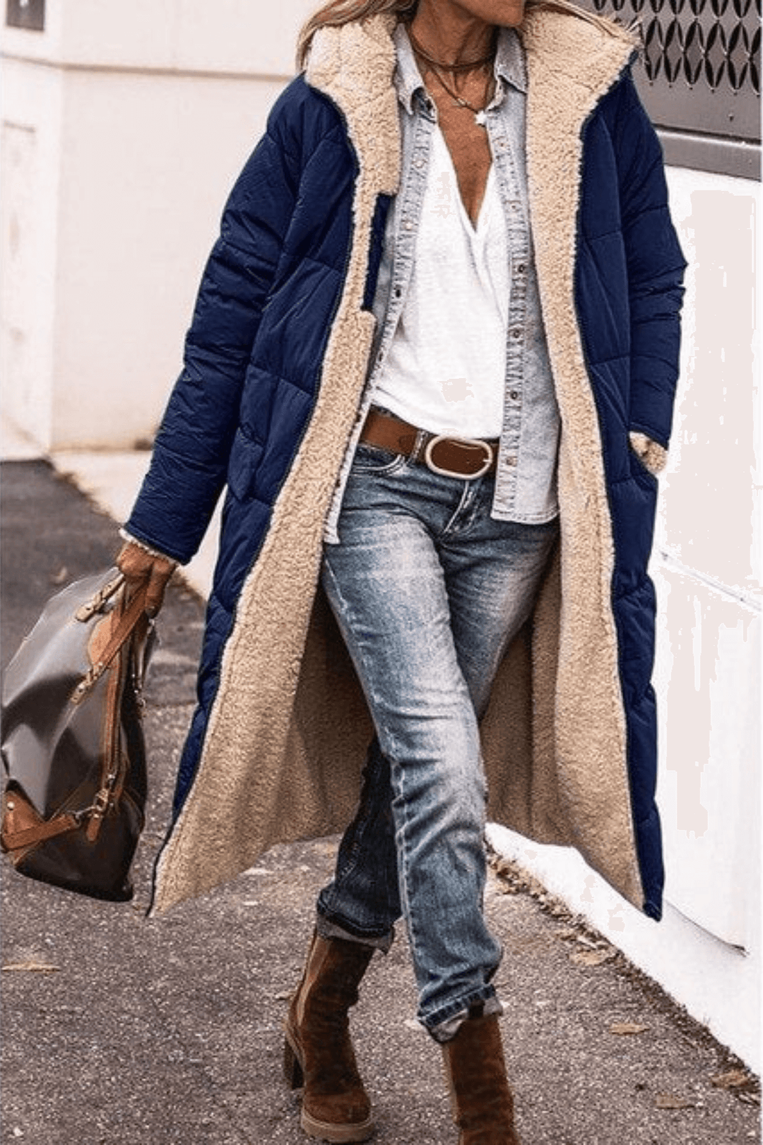 Reversible Winter Coat for Women