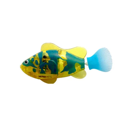 Interactive pet water toy: swimming fish design for cats & dogs' aquatic enrichment.