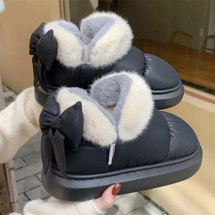 Women's Ankle Boots with Bow Detail