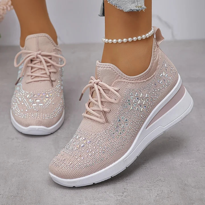 Lightweight women's orthopedic walking shoes, providing ultimate comfort and arch support.