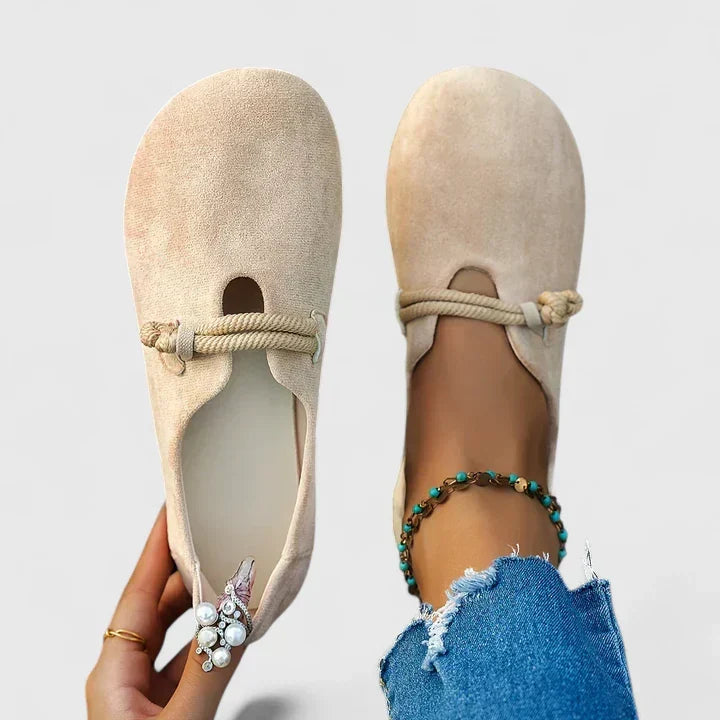 Women's orthopedic slip-on loafers for all-day comfort, arch support, and foot pain relief.