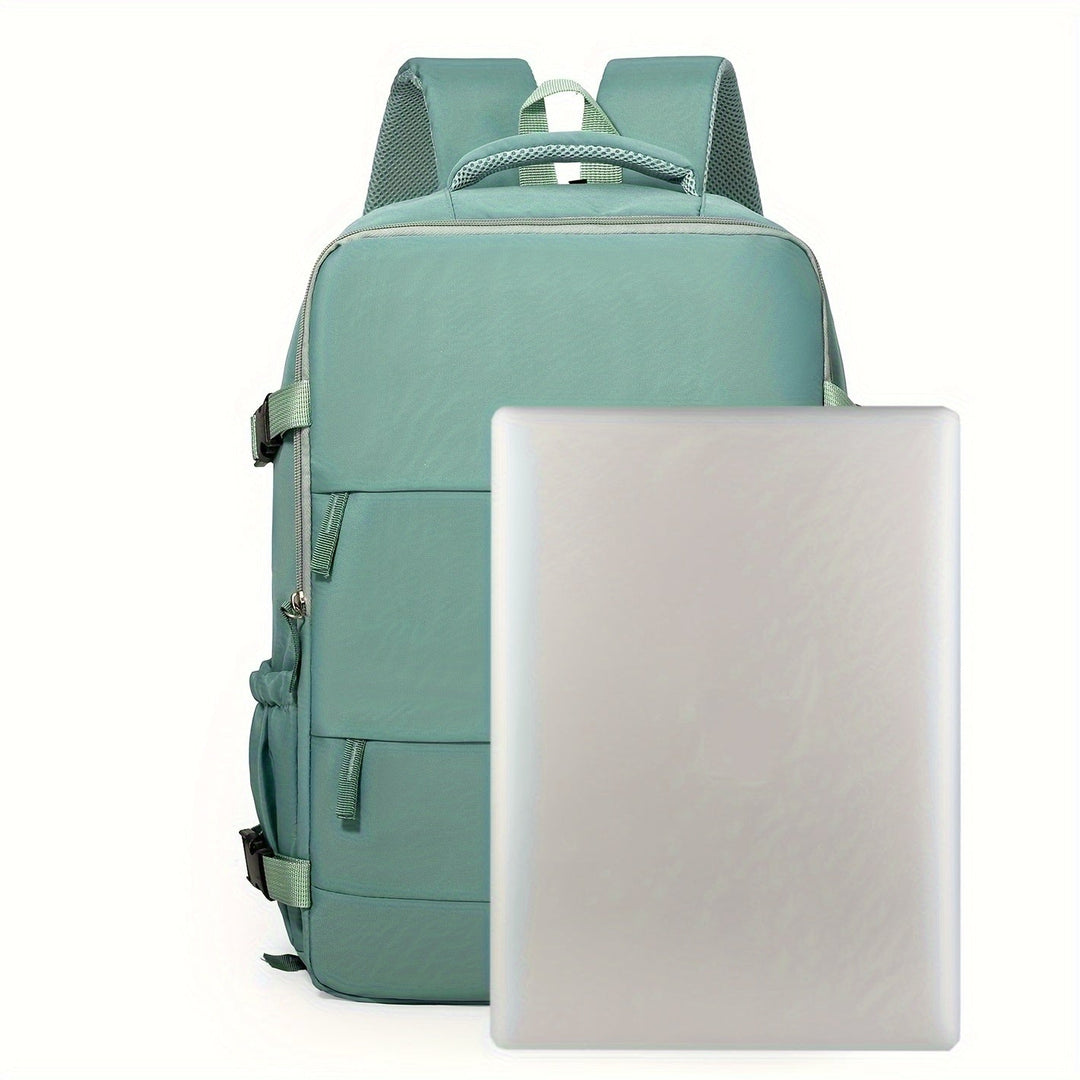 Commuter-friendly backpack with 180° opening, easy access to all your essentials.