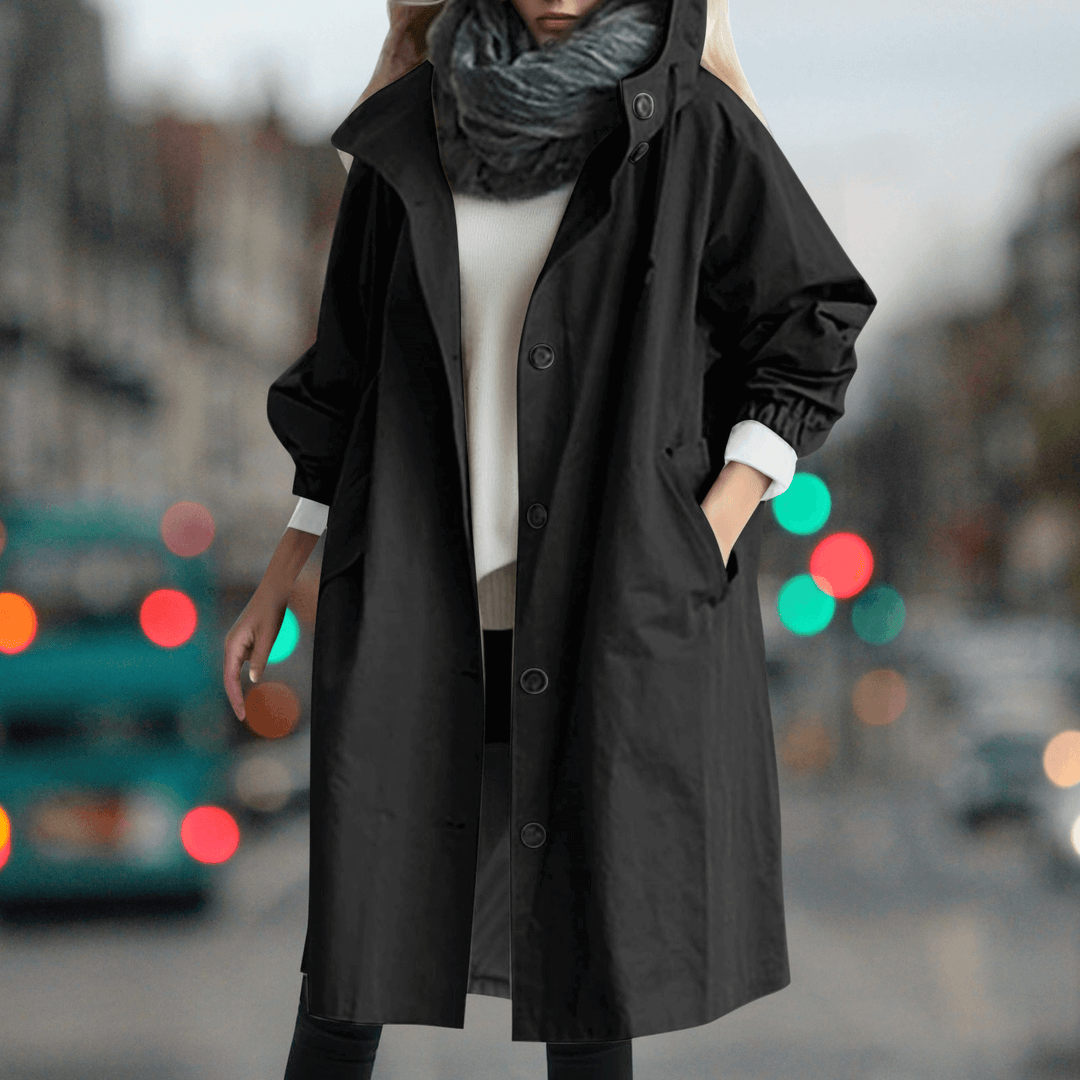 Women's Waterproof Teddy Trench Coat