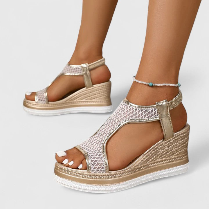 Women's comfort sandals, orthopedic, elegant, & stable, designed for ultimate foot support.