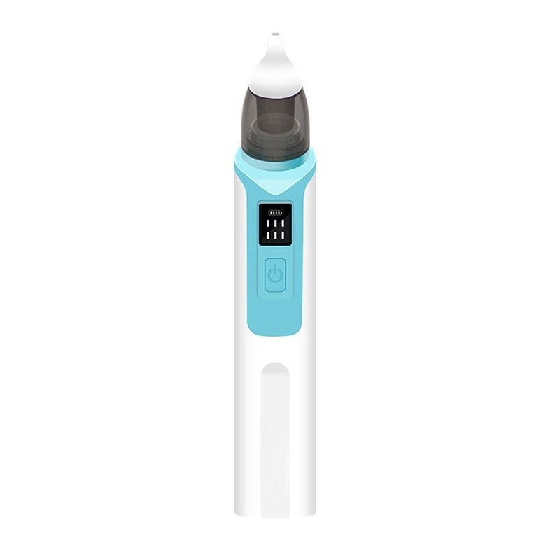 Comfortable electric baby nasal aspirator, quiet & gentle for infant congestion. Hygienic newborn breathing relief.
