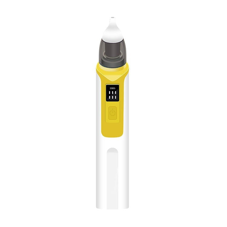 Portable rechargeable electric baby aspirator for on-the-go congestion relief. Gentle nasal cleaner for infants.