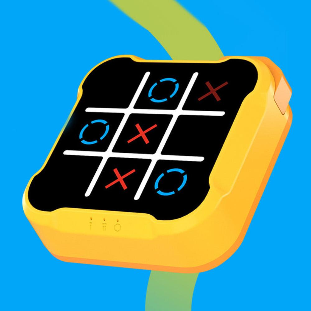 Classic electronic Tic-Tac-Toe, a strategy puzzle for family fun & kids, learning toy for brain development.