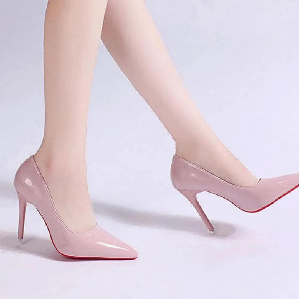 Versatile women's high heel pumps, elegant stiletto design for chic style and formal occasions.
