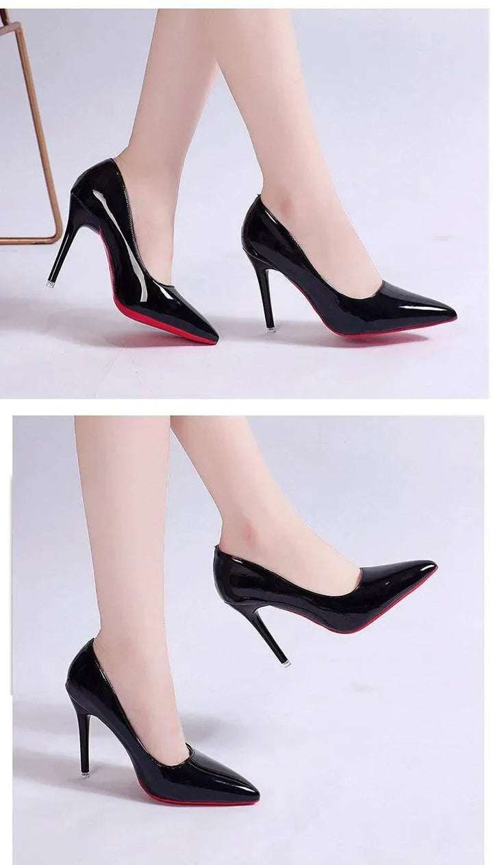 Chic nude stiletto heels, offering elegant footwear for office, parties, or special occasions.
