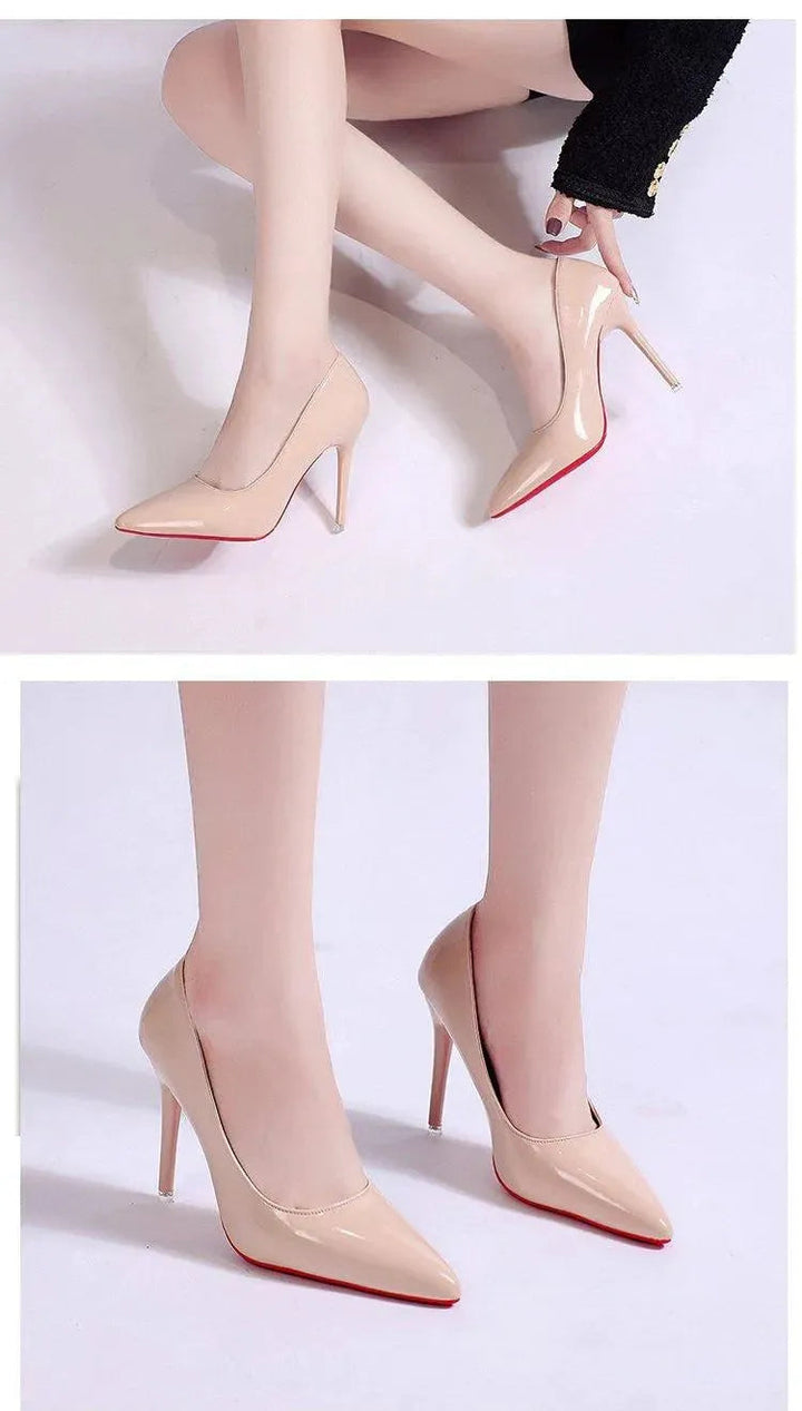Elegant pointed-toe stiletto pumps for women, classic high heels for a chic and polished style.