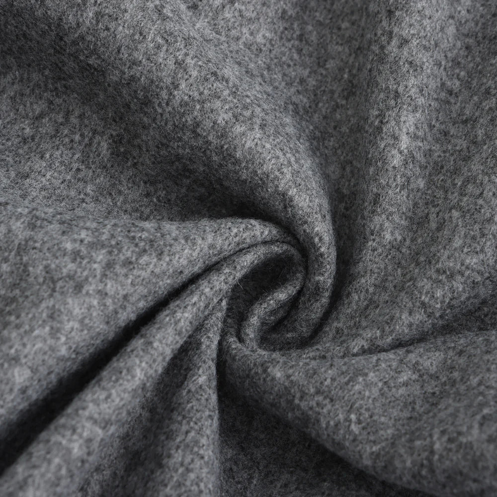Stylish men's elegant winter overcoat. Keep warm in classic men's fashion, suitable for office wear.